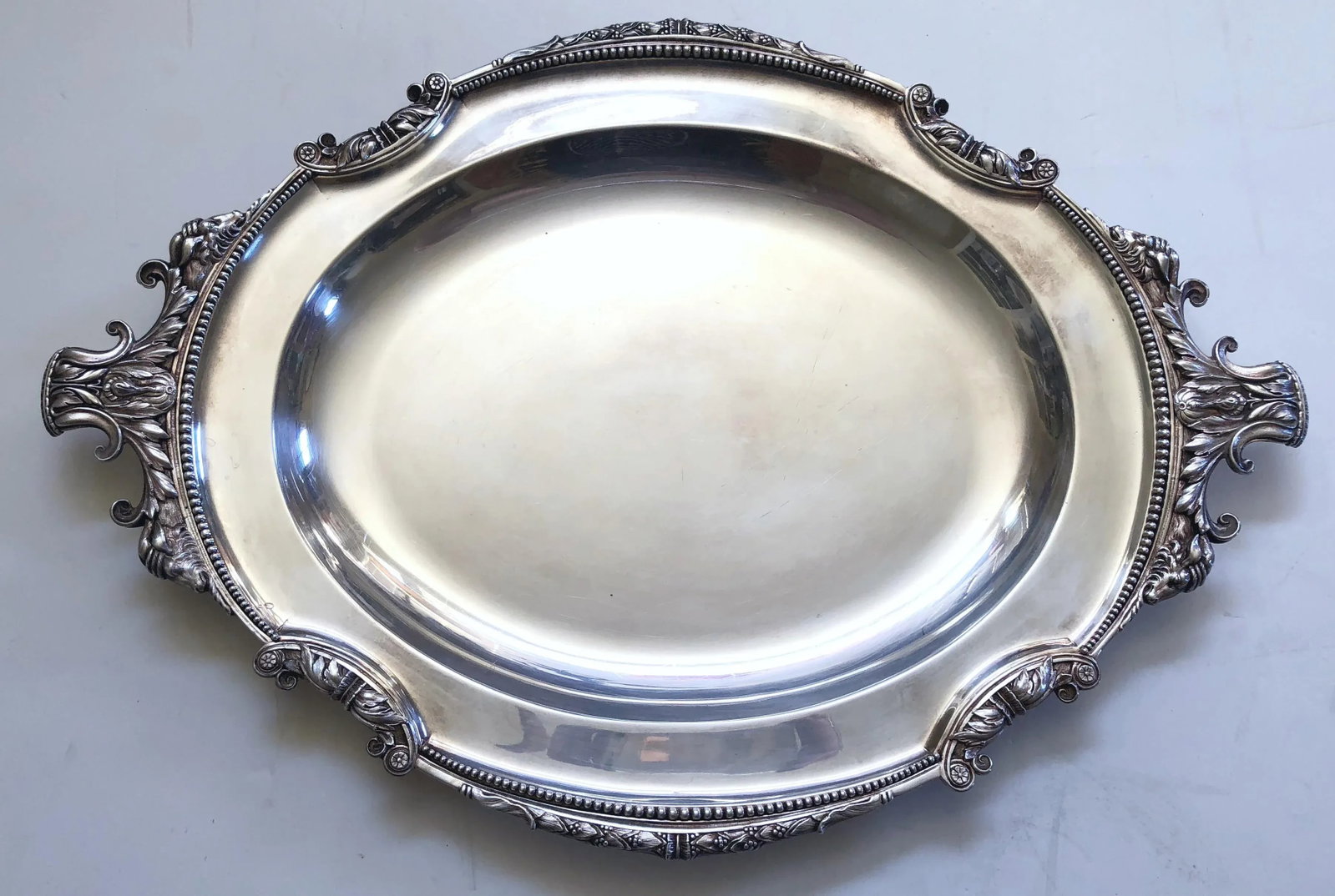 Elkington Large Silver Plate Serving Tray - 8
