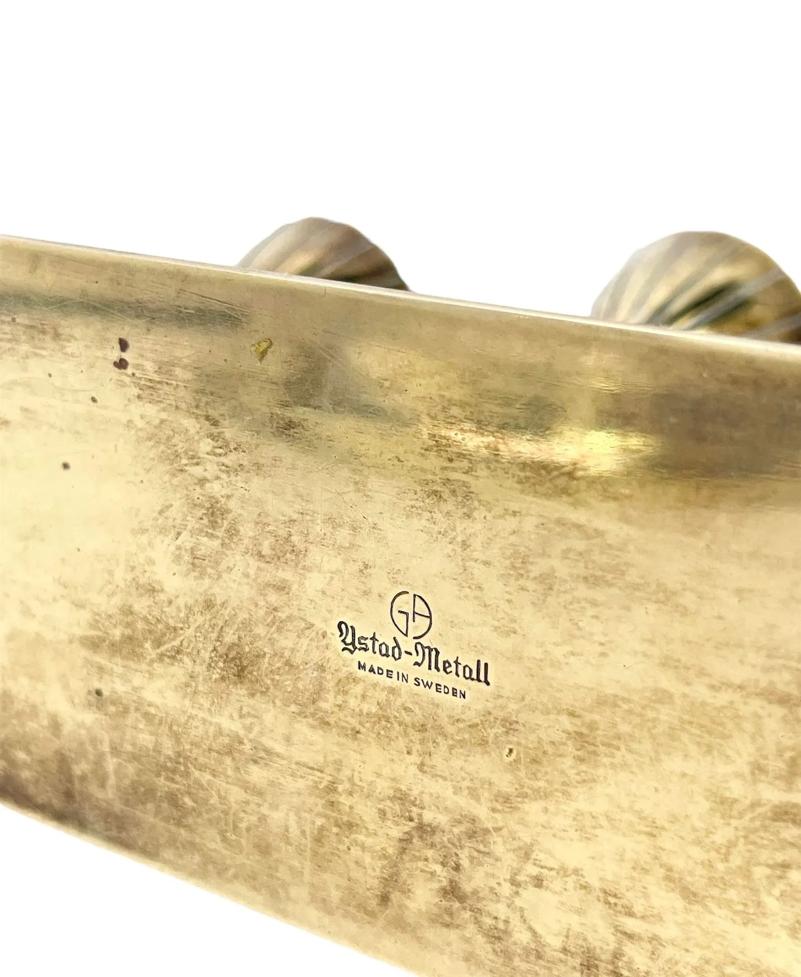 1950s Swedish Brass Candelabra by Gunnar Ander - 7