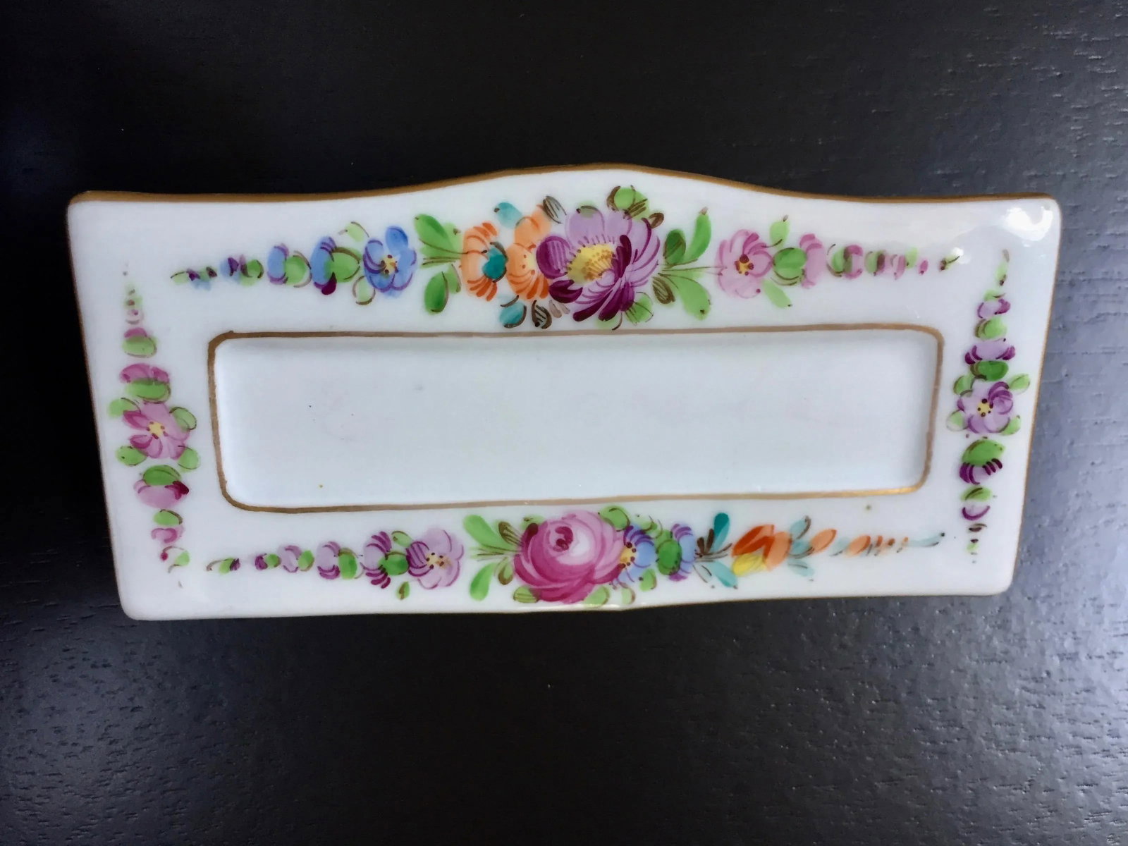 Dresden Porcelain Place Card Holders - Set of 12 - 2