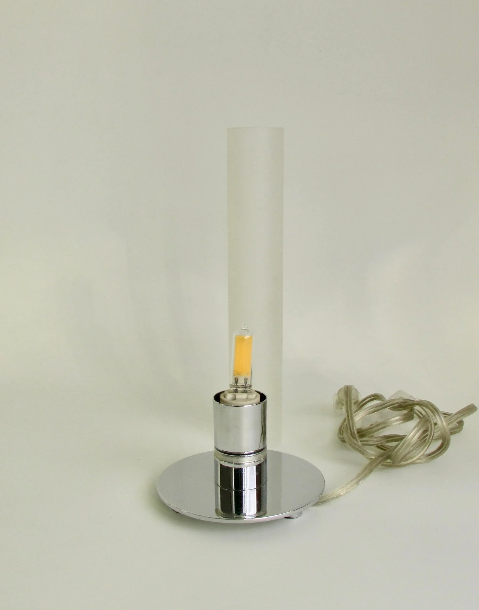 Ligne Roset Tube Table Lamp With Glass Shade - 7