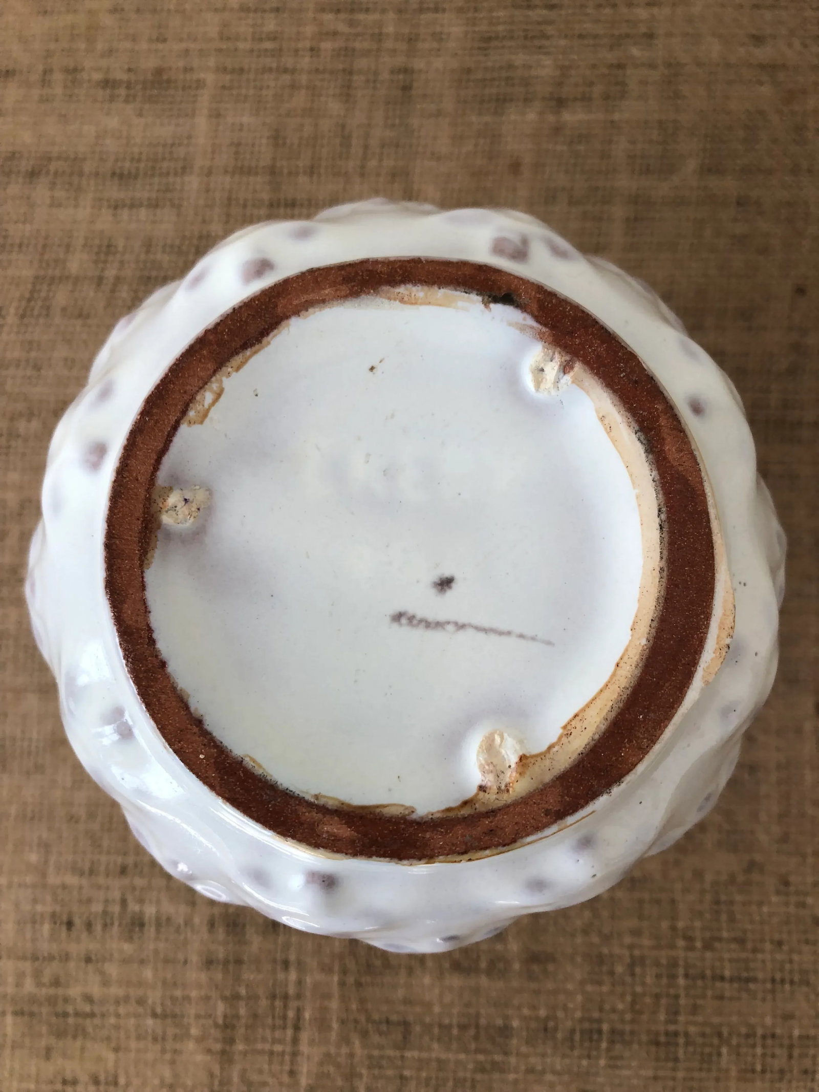 1940s Swedish Midcentury White Ceramic Vase - 6
