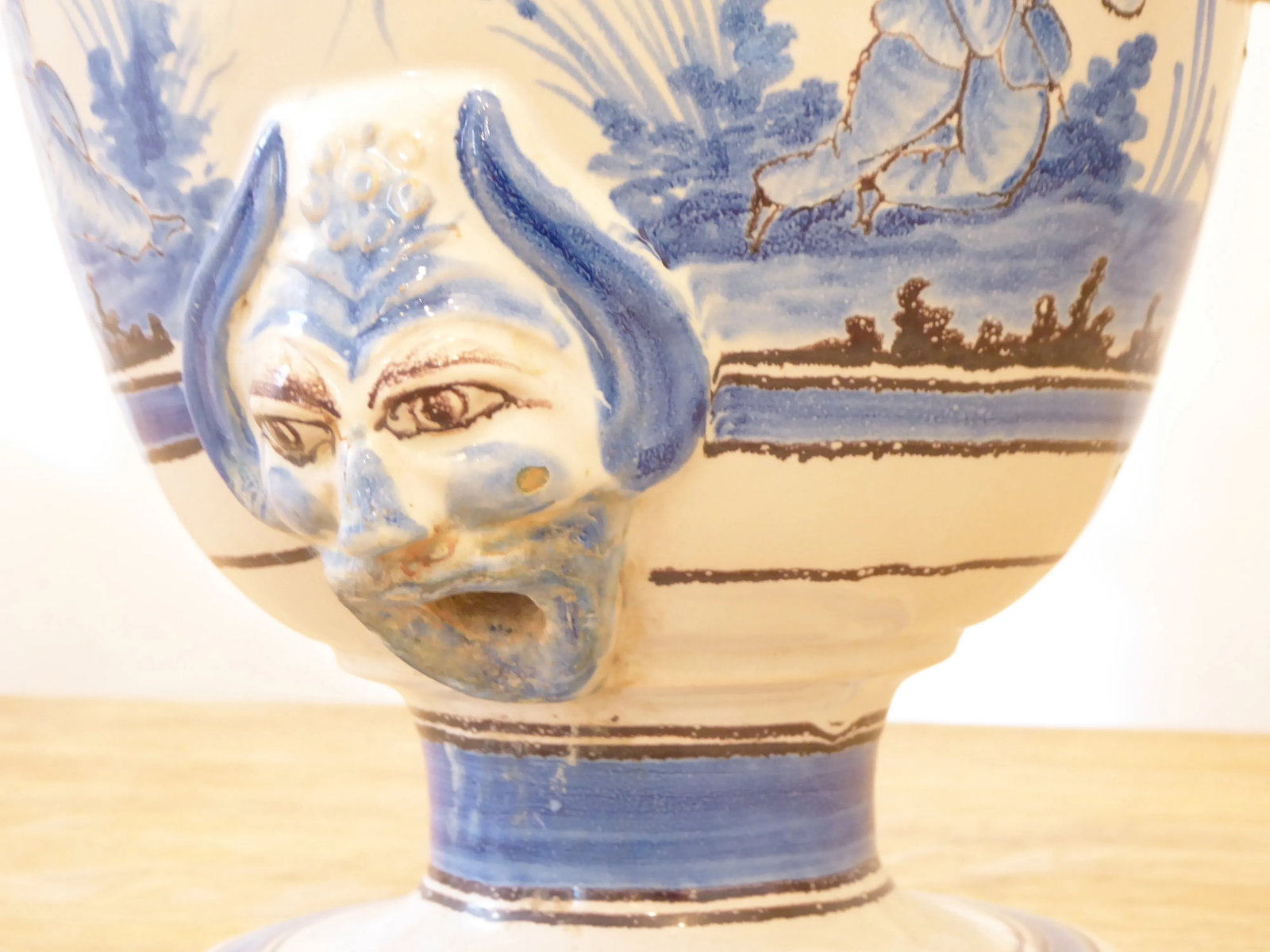 Vintage French Faience Vinaigrier Urn - 2
