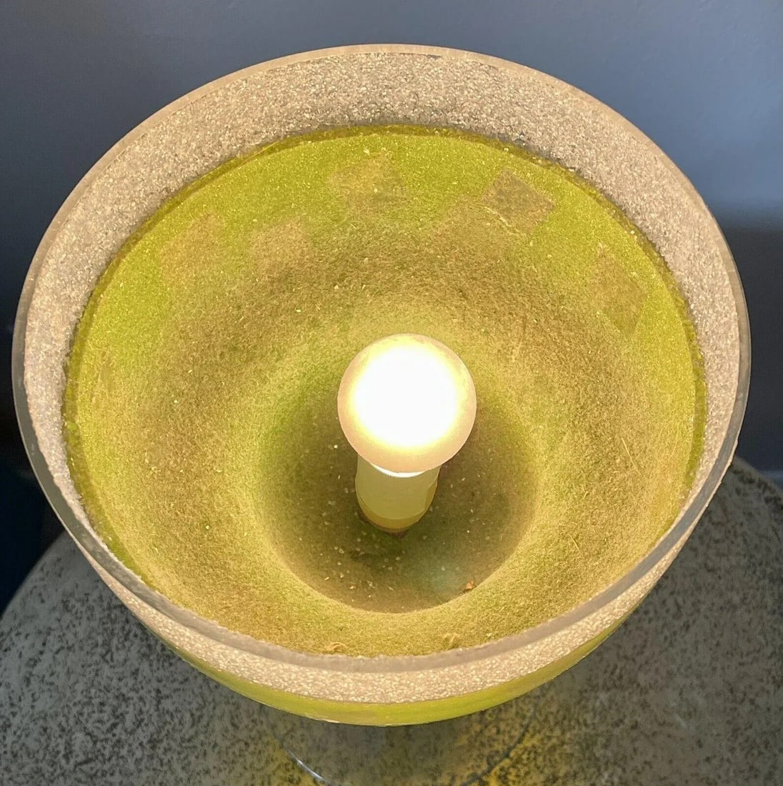 1980s-90s Glass Margarita Cocktail Bar Lamp - 4