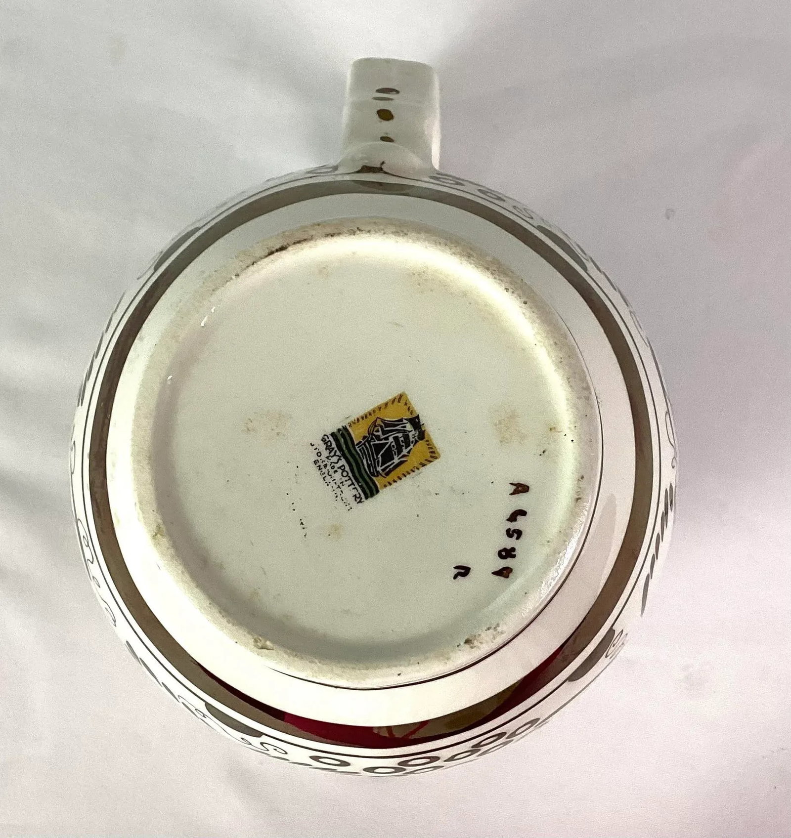 Antique English Lusterware Pitcher - 5