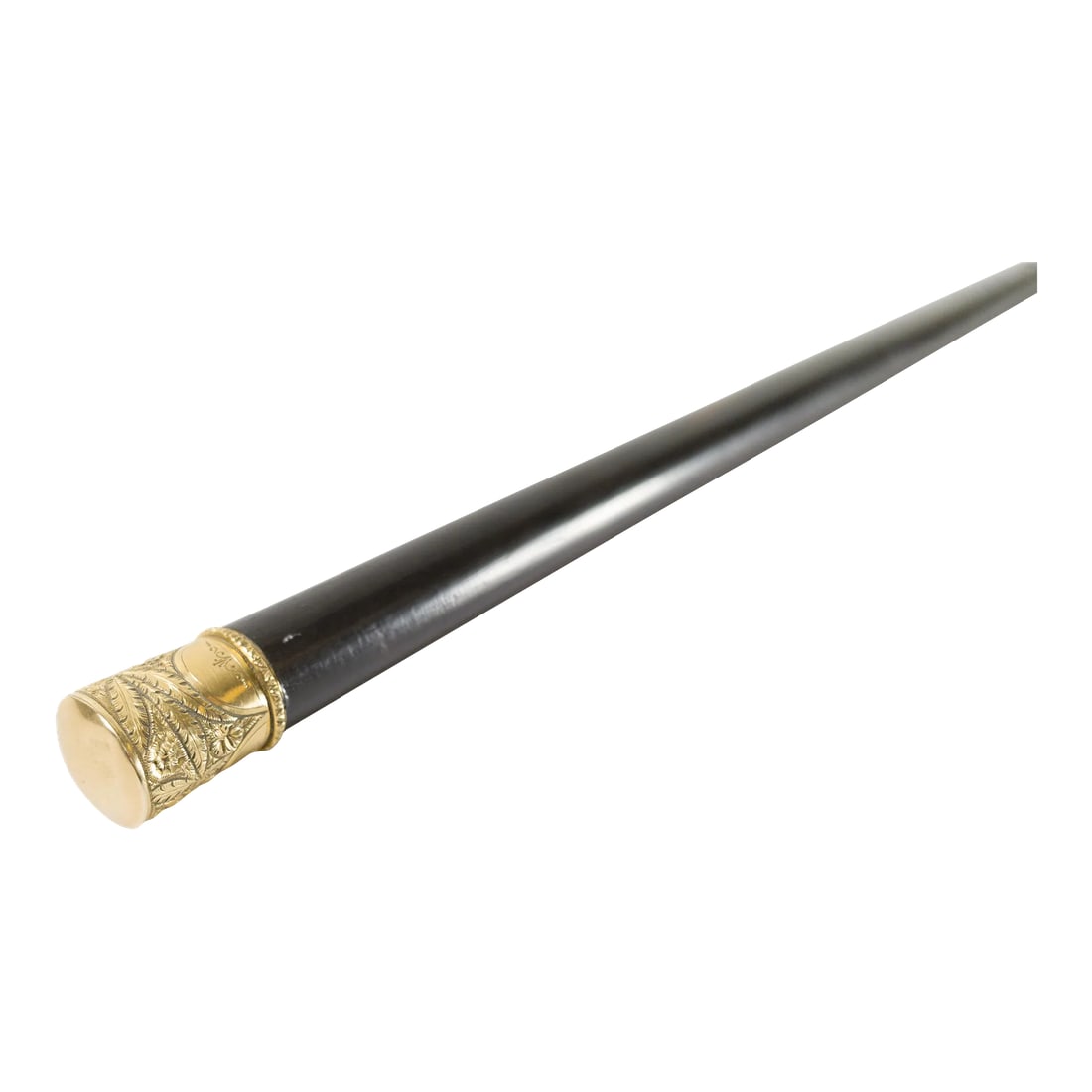 Early 20th Century Edwardian or Victorian Fancy Gold Filled Dress Cane Walking Stick (1 of 9)