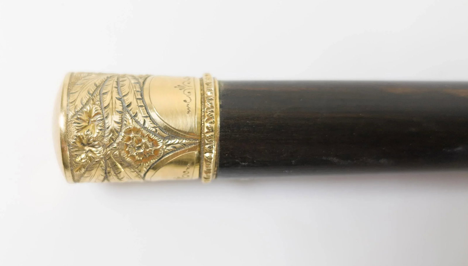 Early 20th Century Edwardian or Victorian Fancy Gold Filled Dress Cane Walking Stick - 3