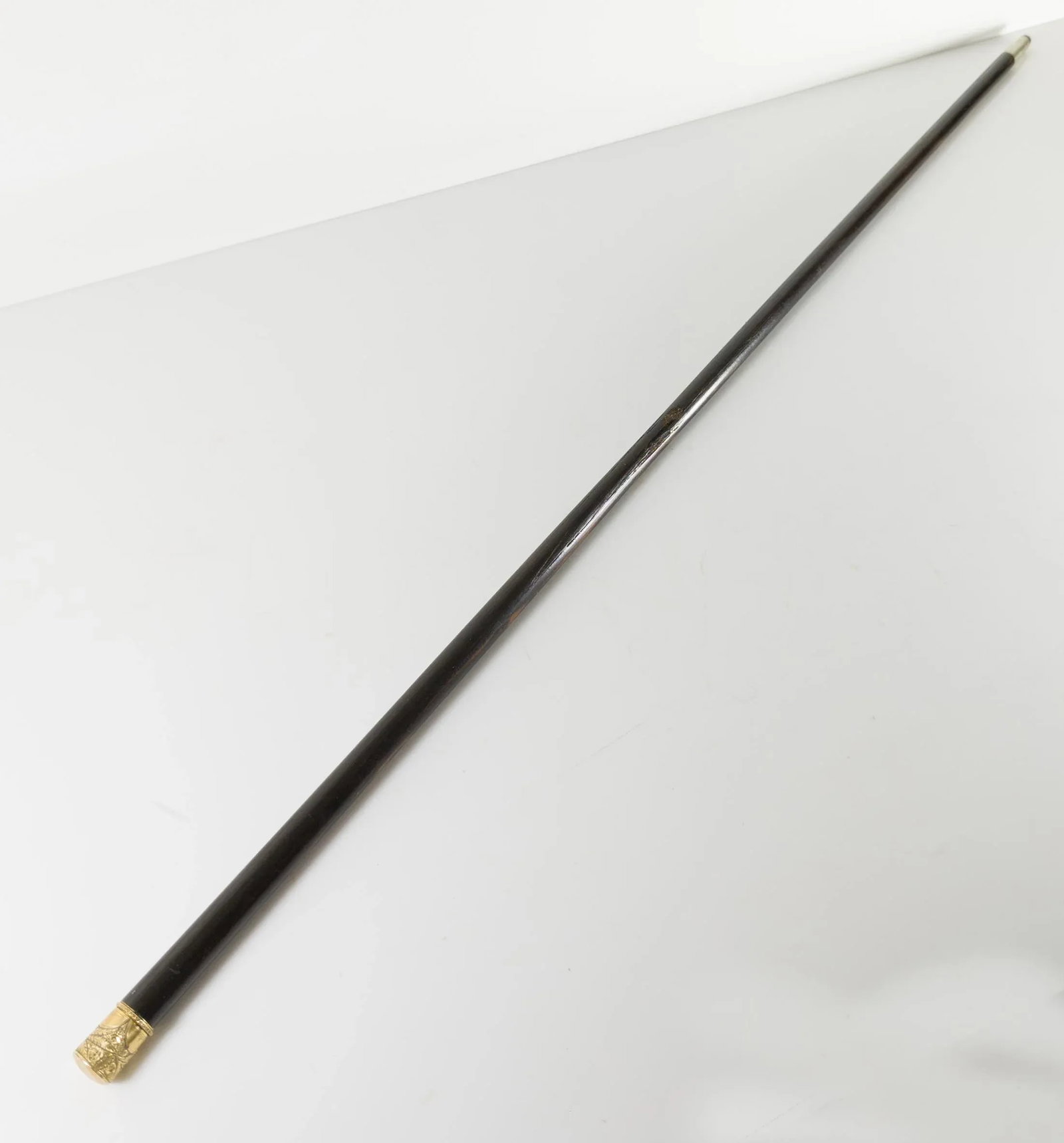 Early 20th Century Edwardian or Victorian Fancy Gold Filled Dress Cane Walking Stick - 6