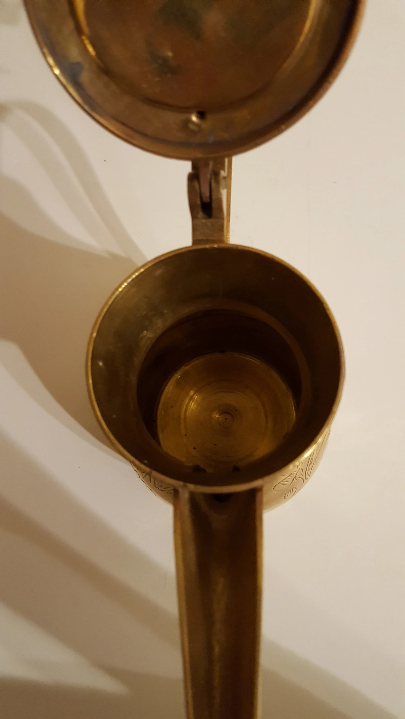 Mid Century Modern Vintage Saudi Arabian Dallah Pot Inscribed - 6
