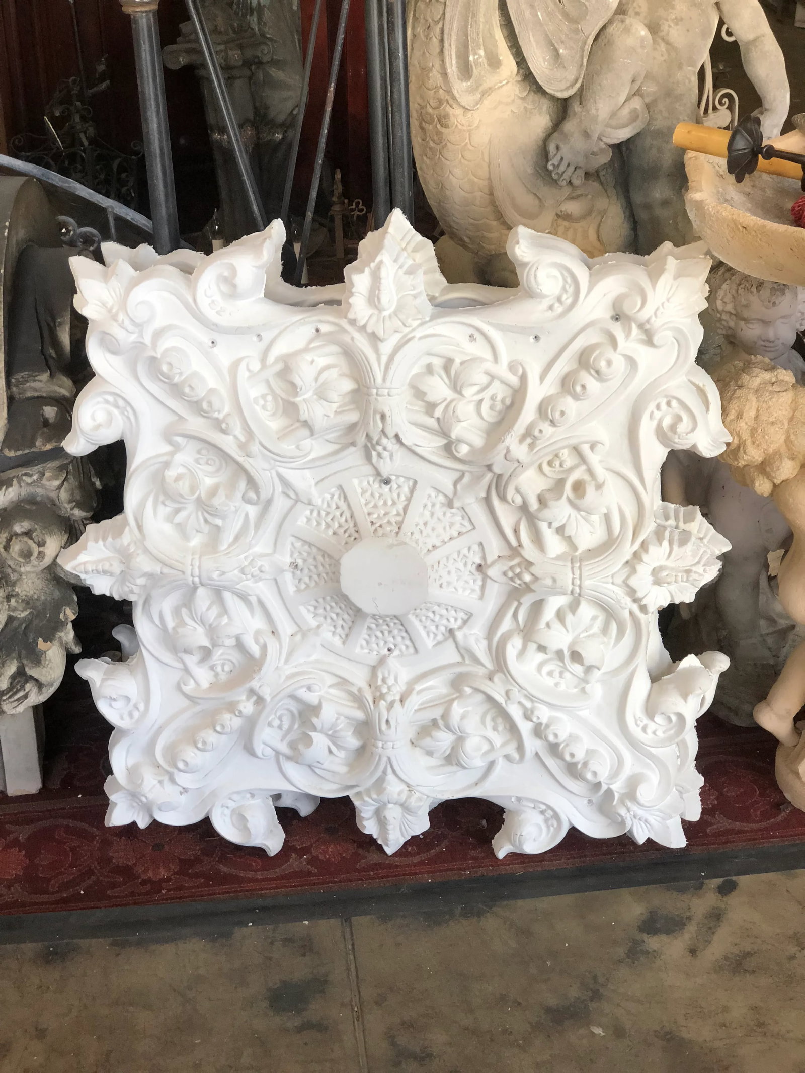 French Plaster Ceiling Medallion - 10