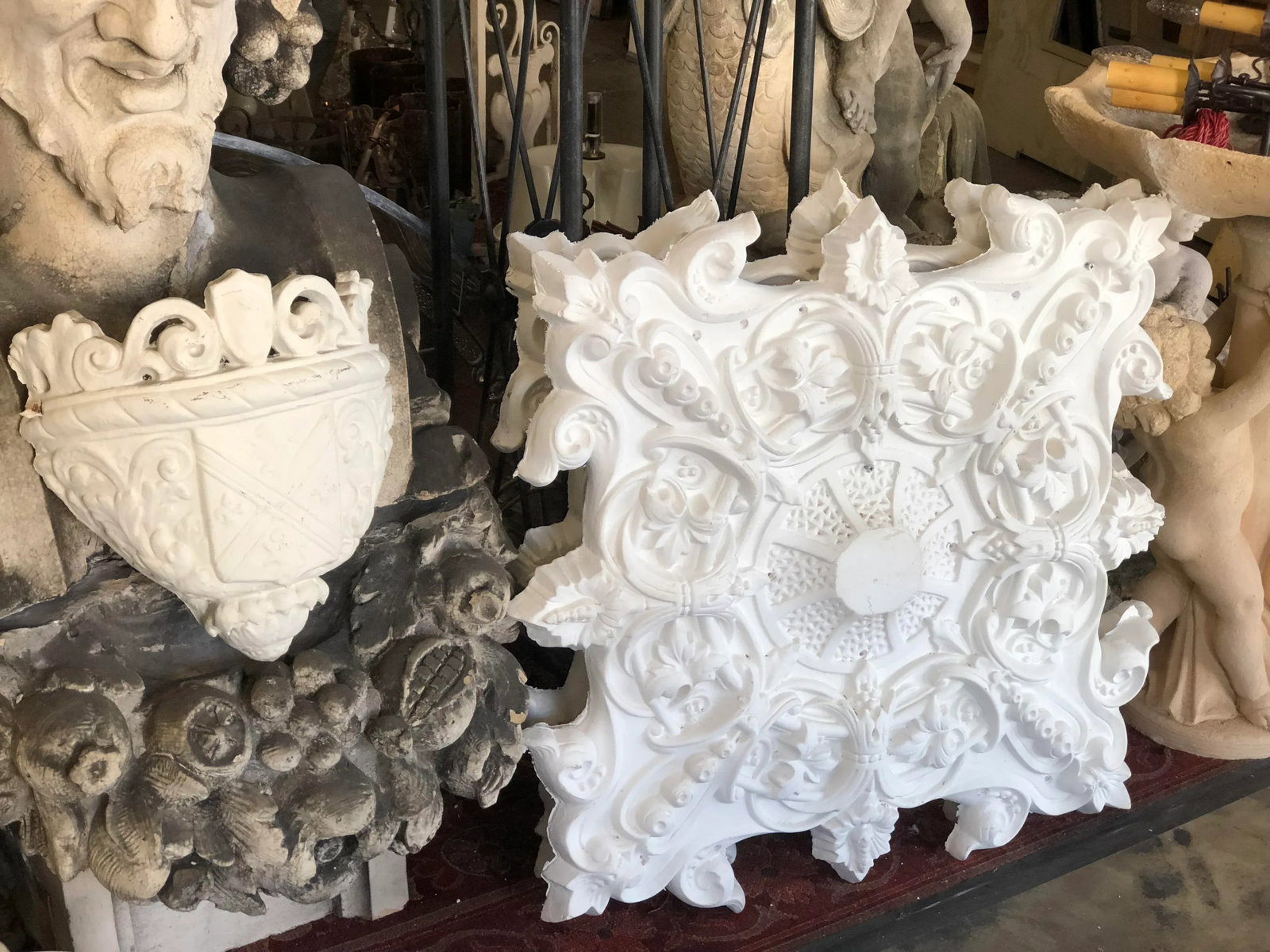 French Plaster Ceiling Medallion - 2