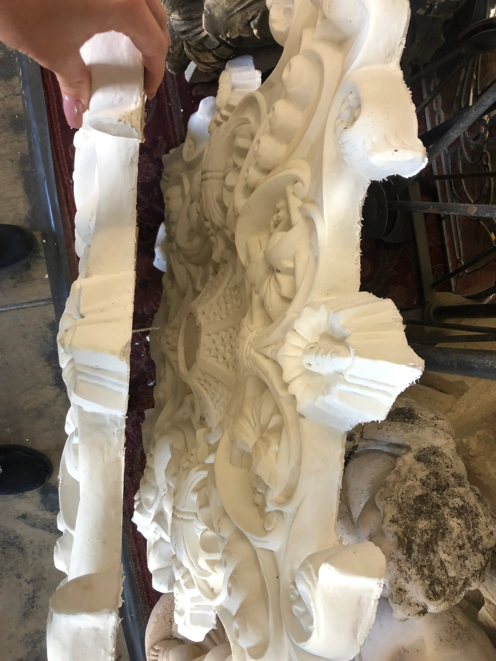 French Plaster Ceiling Medallion - 7