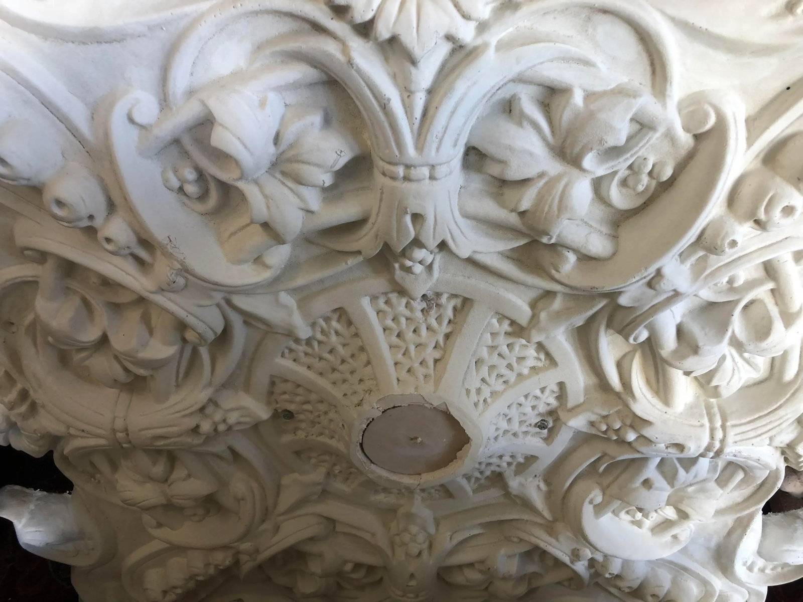 French Plaster Ceiling Medallion - 8