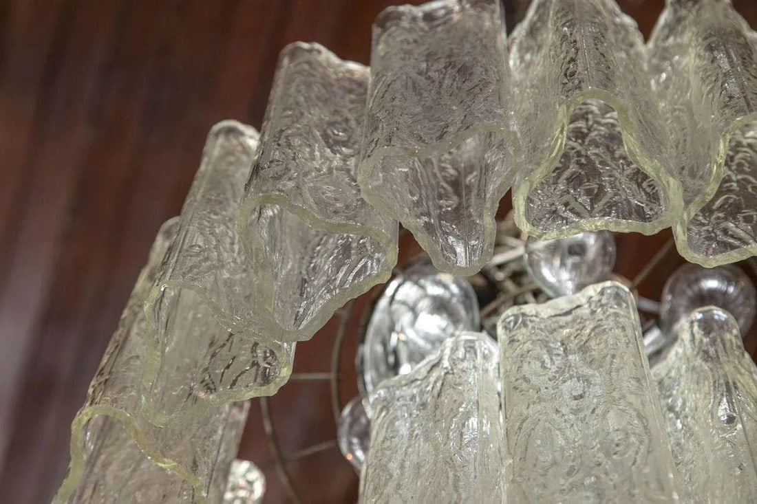 Large Tronchi Murano Venini Chandelier - 3