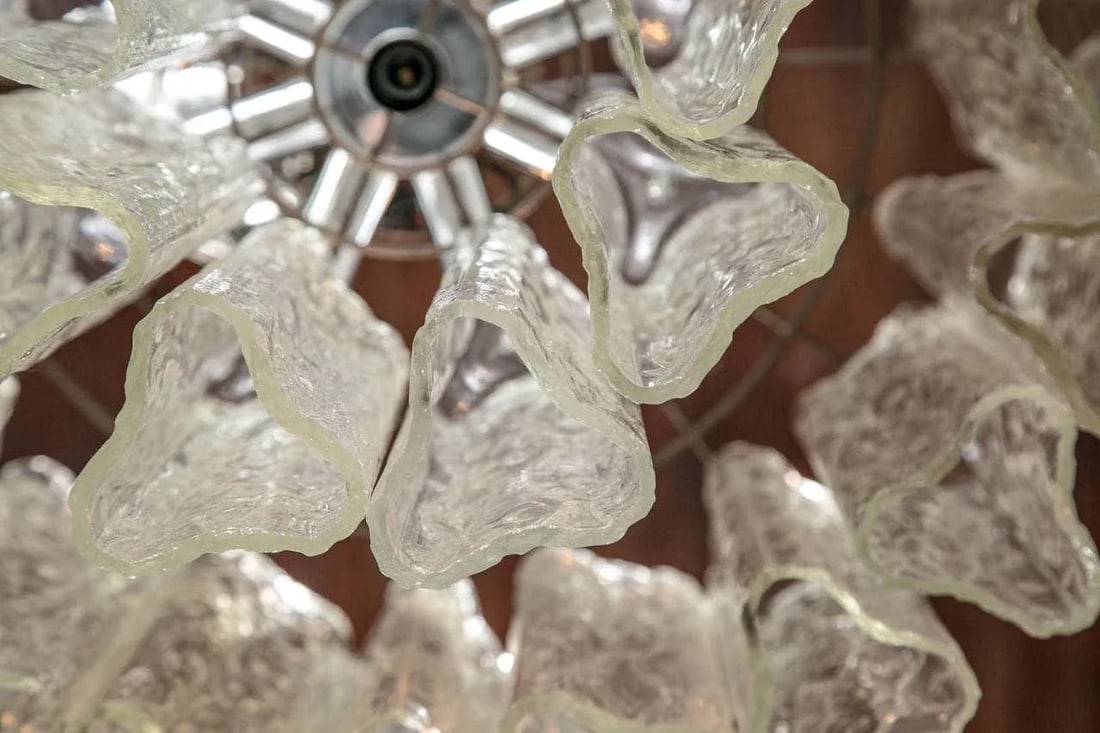 Large Tronchi Murano Venini Chandelier - 5