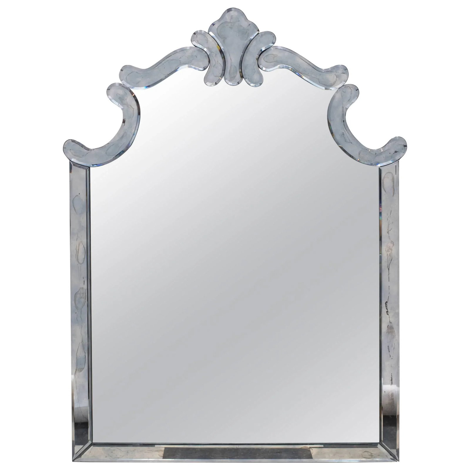 1940s Regency Style Mirror by Marchand - 9