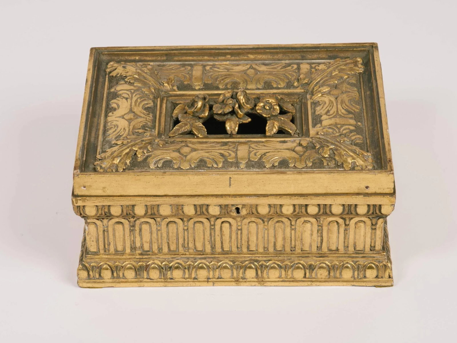 1920s Giltwood and Gesso Box - 3