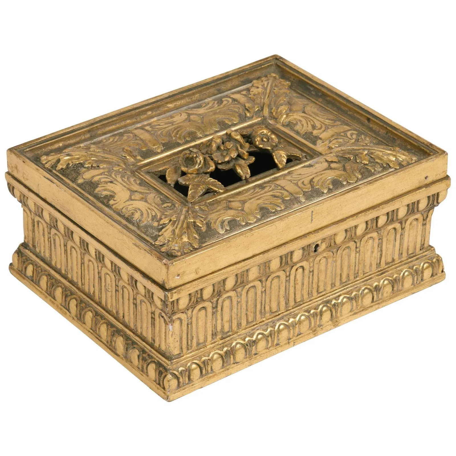 1920s Giltwood and Gesso Box - 9