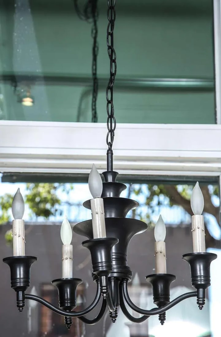 Art Deco Hanging Light - 10