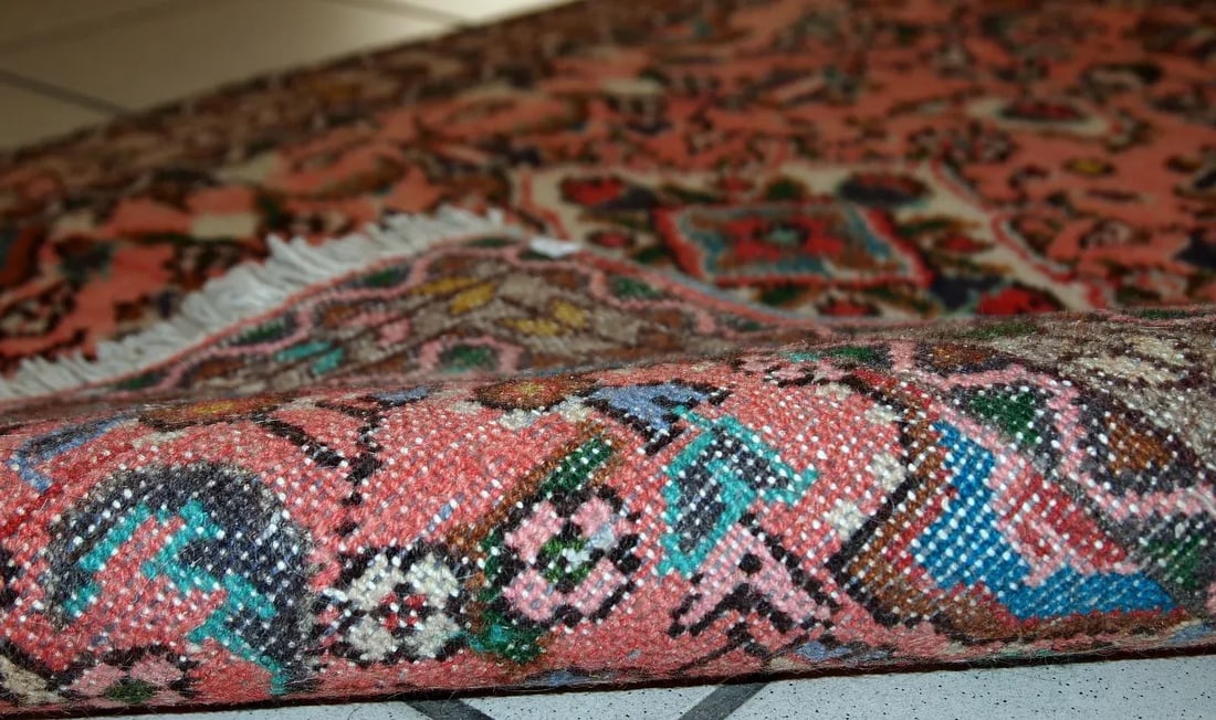 1970s Handmade Vintage Persian Lilihan Rug 1.9' X 3' - 7