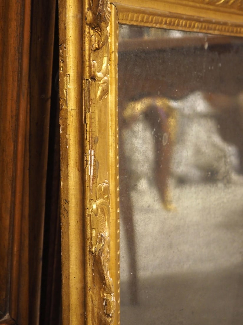 Period French Regence Giltwood Mirror, Circa 1720 - 14