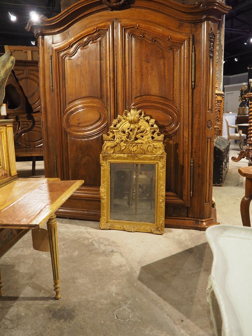 Period French Regence Giltwood Mirror, Circa 1720 - 17
