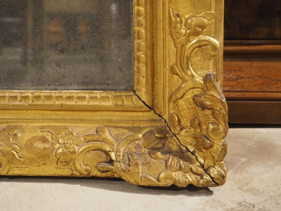 Period French Regence Giltwood Mirror, Circa 1720 - 5