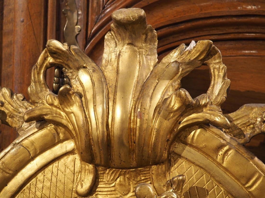 Period French Regence Giltwood Mirror, Circa 1720 - 7