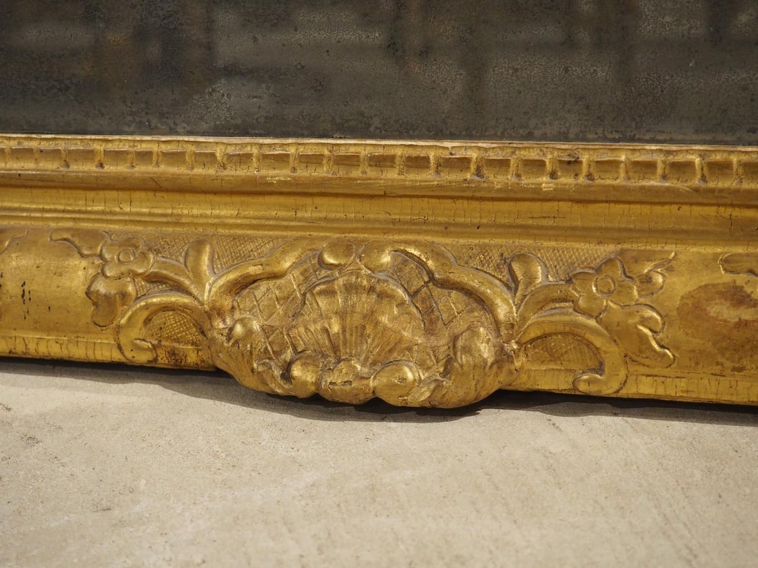 Period French Regence Giltwood Mirror, Circa 1720 - 8