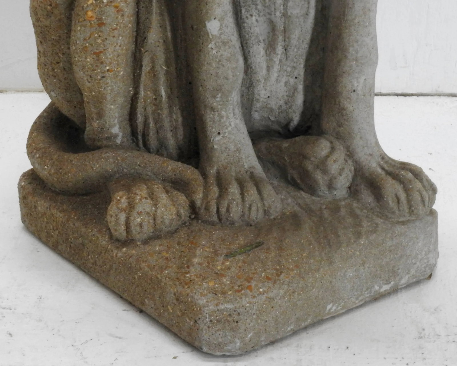 Early 20th Century Cast Stone Whippet Statue - 5