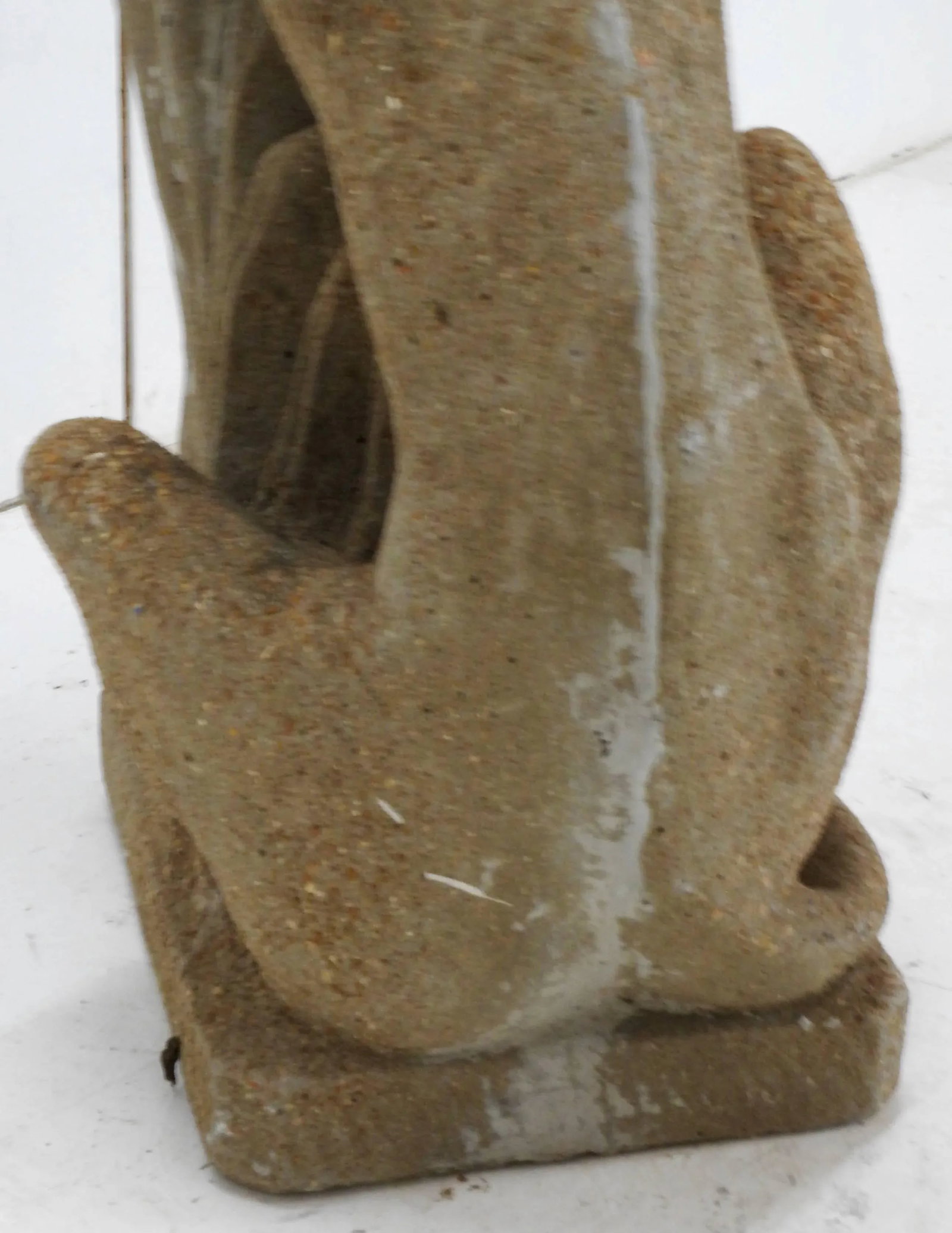 Early 20th Century Cast Stone Whippet Statue - 7
