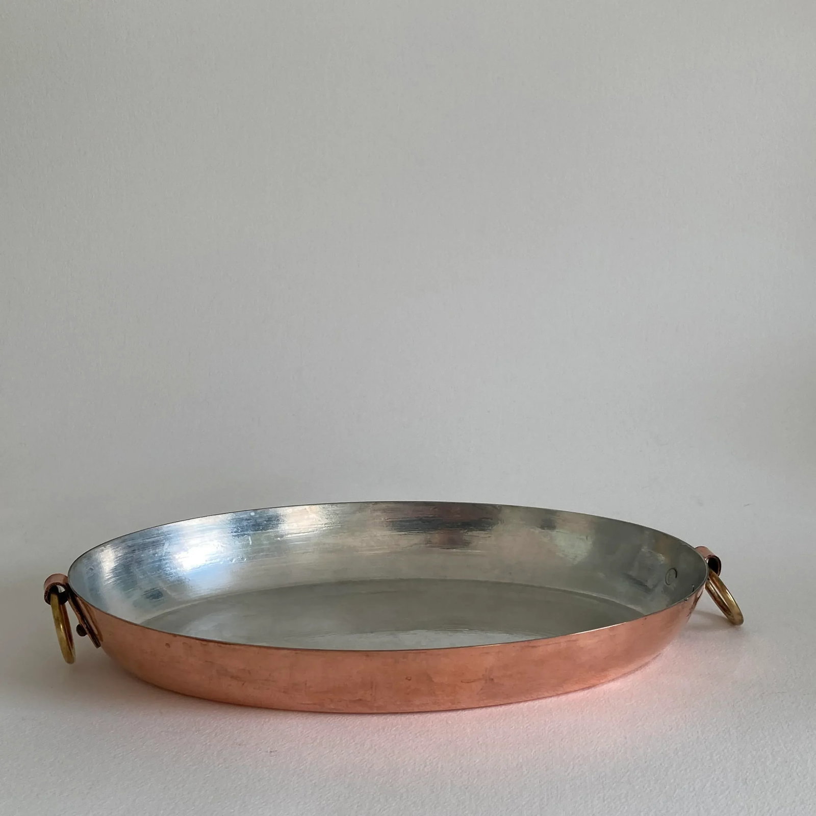 20th Century Lewis Conger New York France Oval Copper Au Gratin - 7