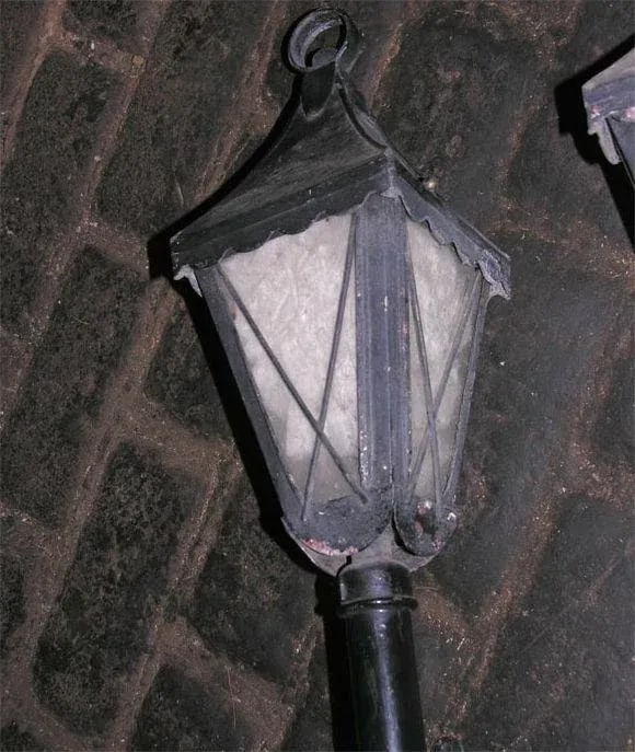 French 1930s Lantern Sconces - a Pair - 5