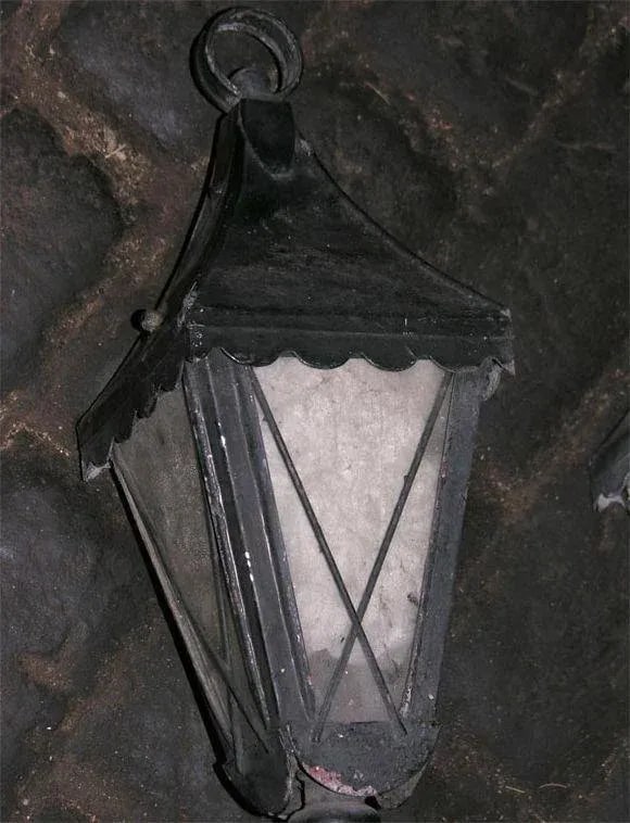 French 1930s Lantern Sconces - a Pair - 7
