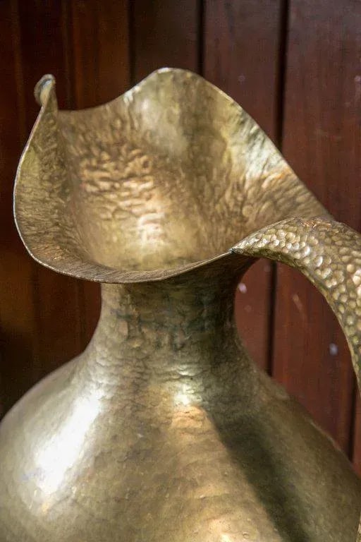 Vintage Mid Century Brass Pitcher - 10