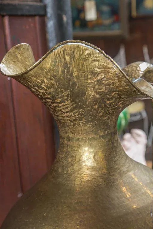 Vintage Mid Century Brass Pitcher - 11