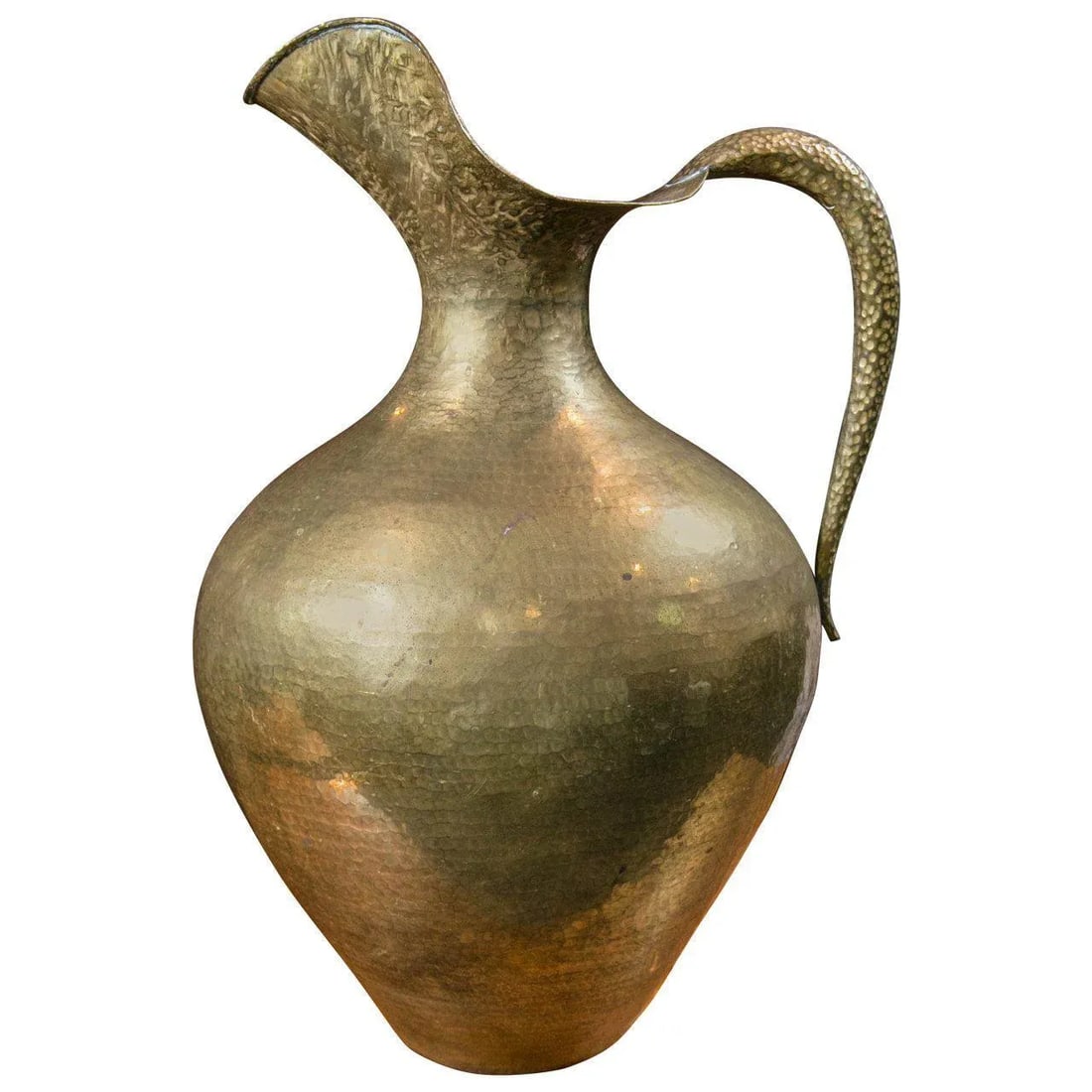 Vintage Mid Century Brass Pitcher - 2