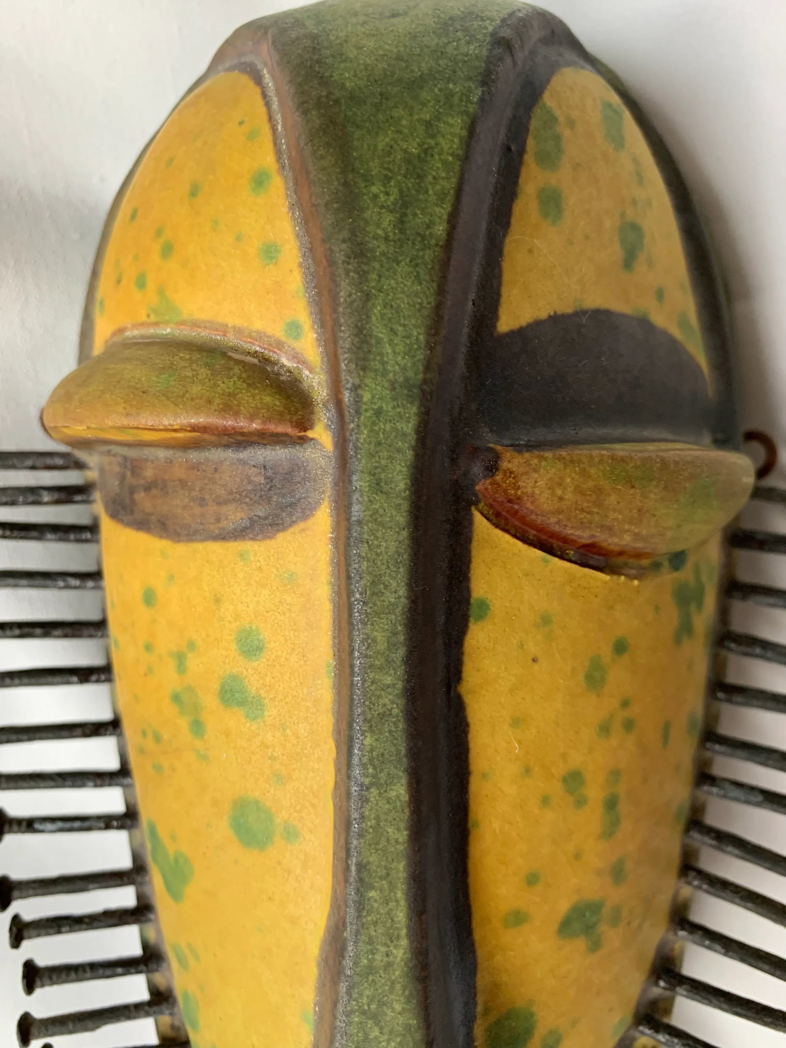 Alvino Bagni Italian Pottery Tribal Mask Sculpture - 10