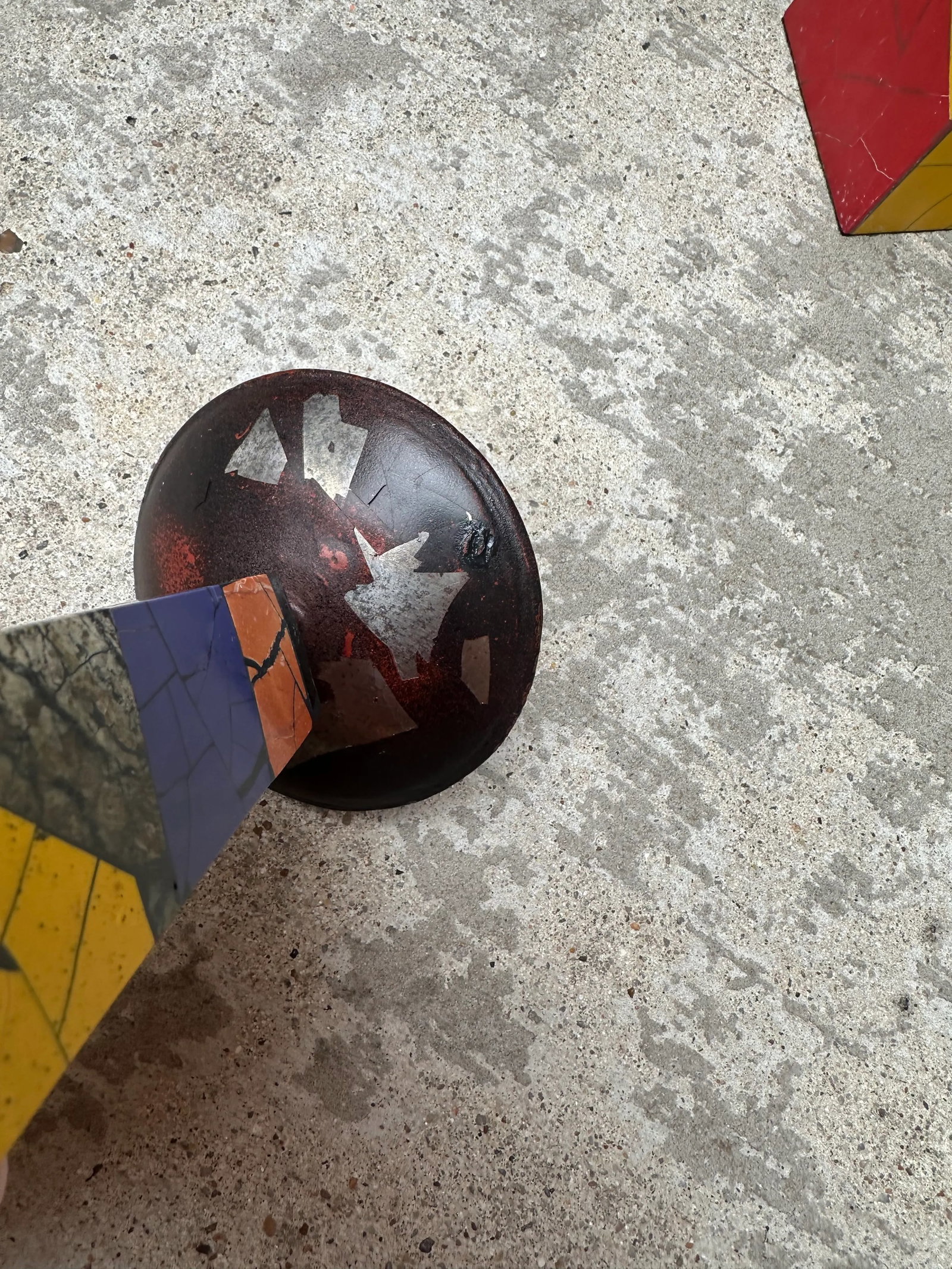 1980's Peter Max Inlaid Marble Candlesticks -Set of 4 - 10
