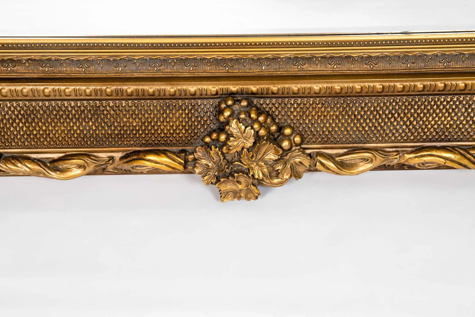 Giltwood Beveled Hanging Floor Length Wall Mirror - 5