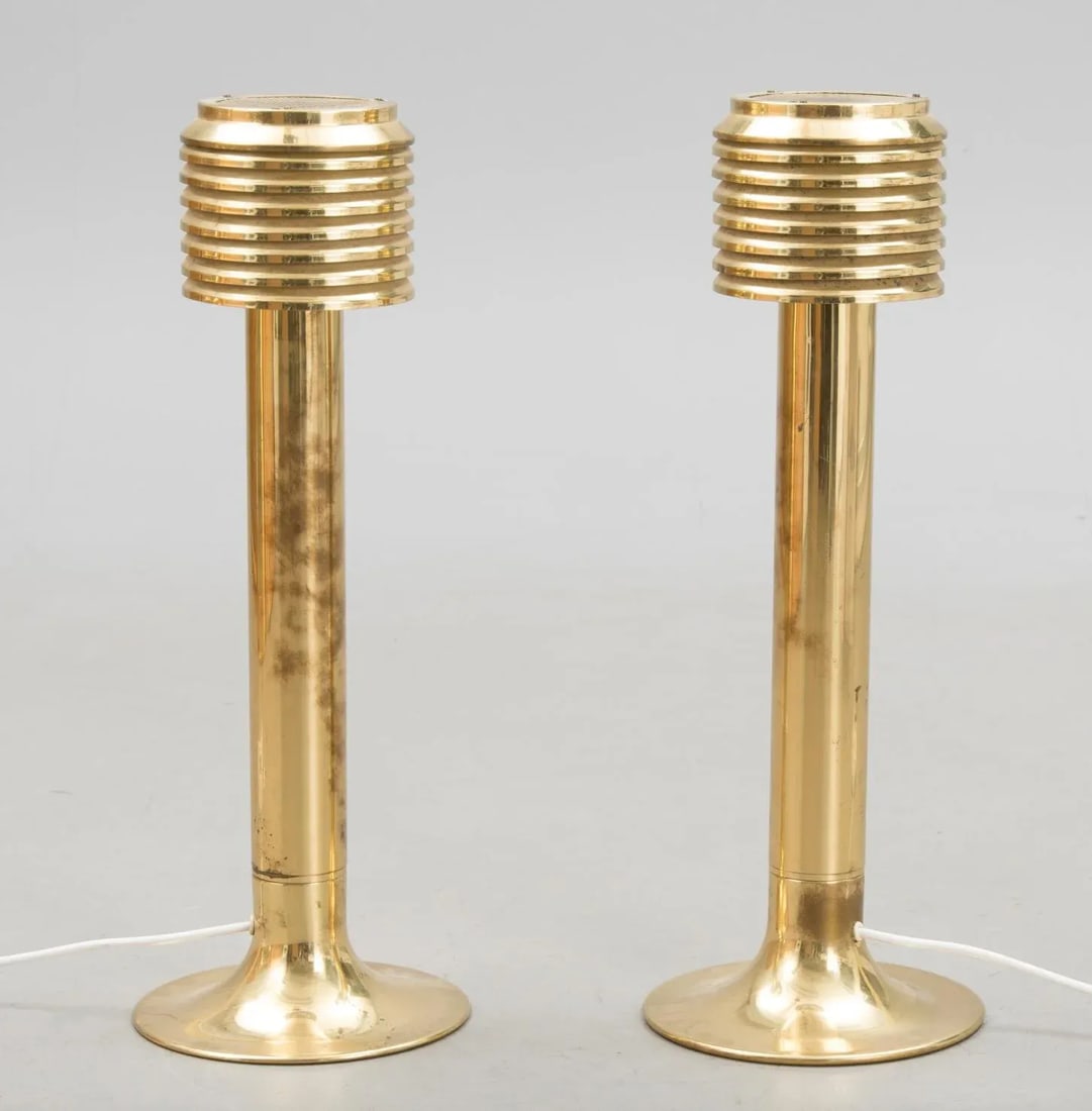 Tall Table Lamps by Hans Agne Jakobsson - a Pair - 4