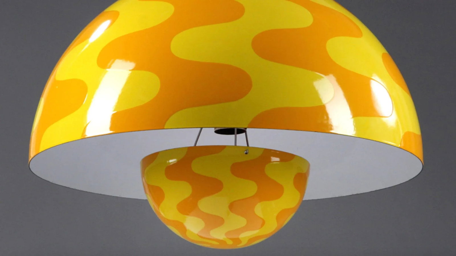 Large Flower Pot Pendant by Verner Panton/ - 3