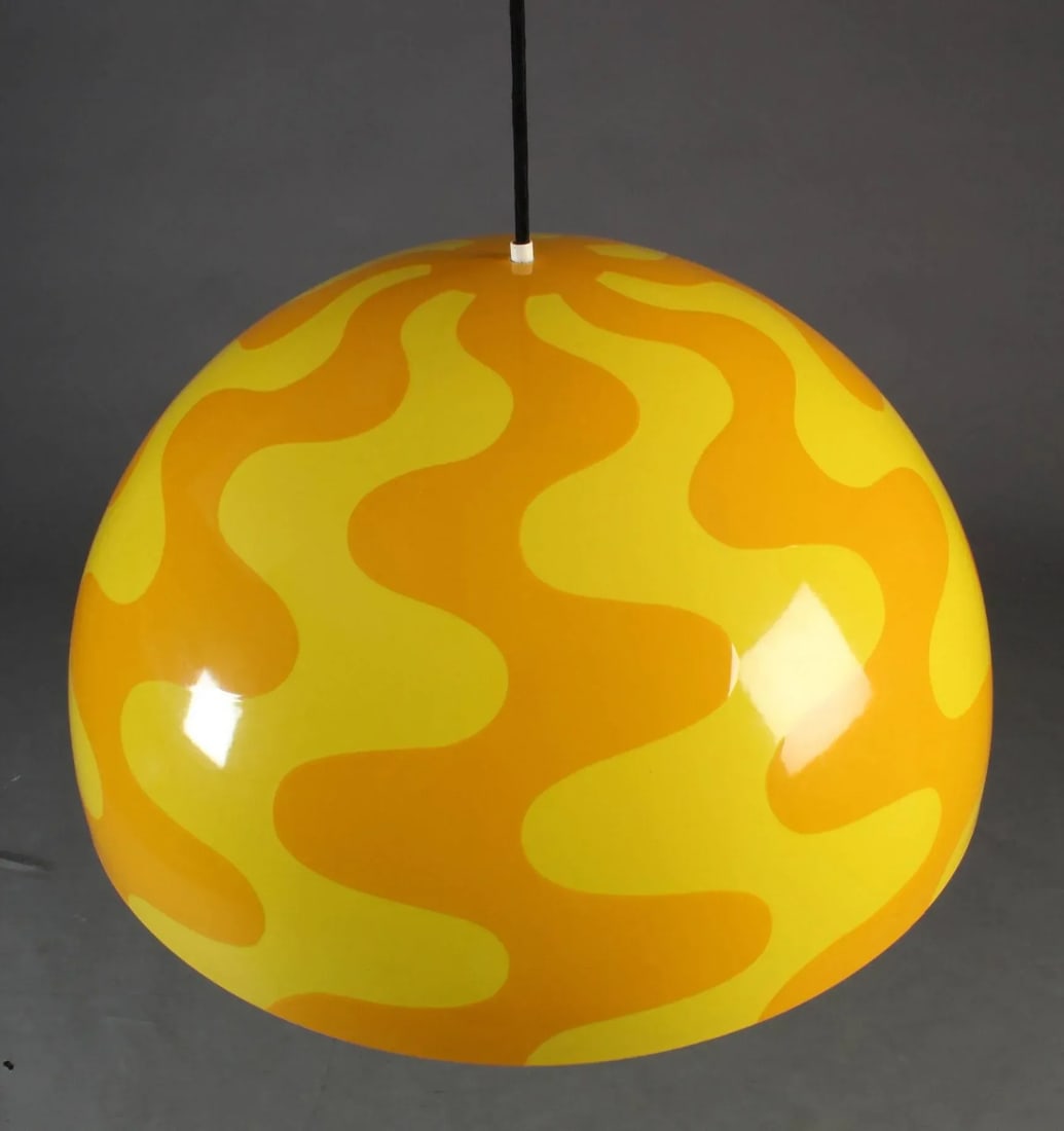 Large Flower Pot Pendant by Verner Panton/ - 4