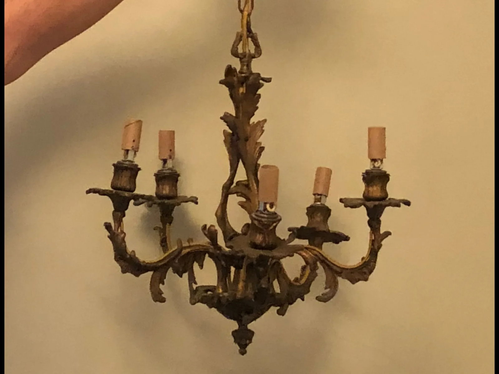 18th Century French Bronze Chandelier - 11