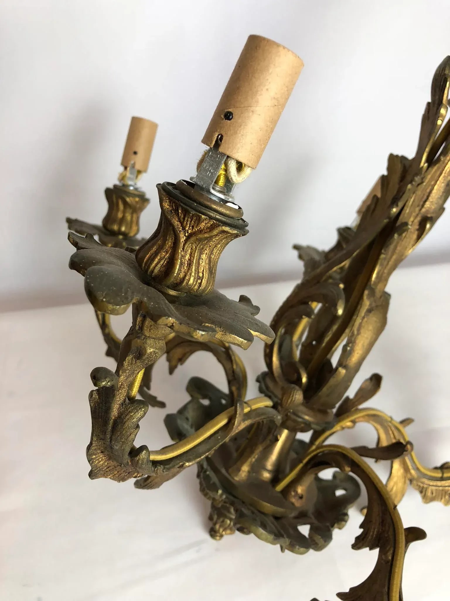 18th Century French Bronze Chandelier - 3