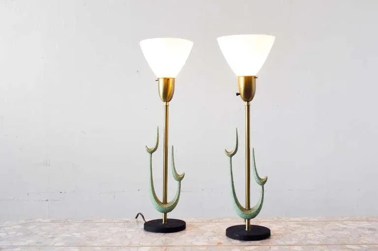 1960s Ceramic Sculpture Lamps - 3