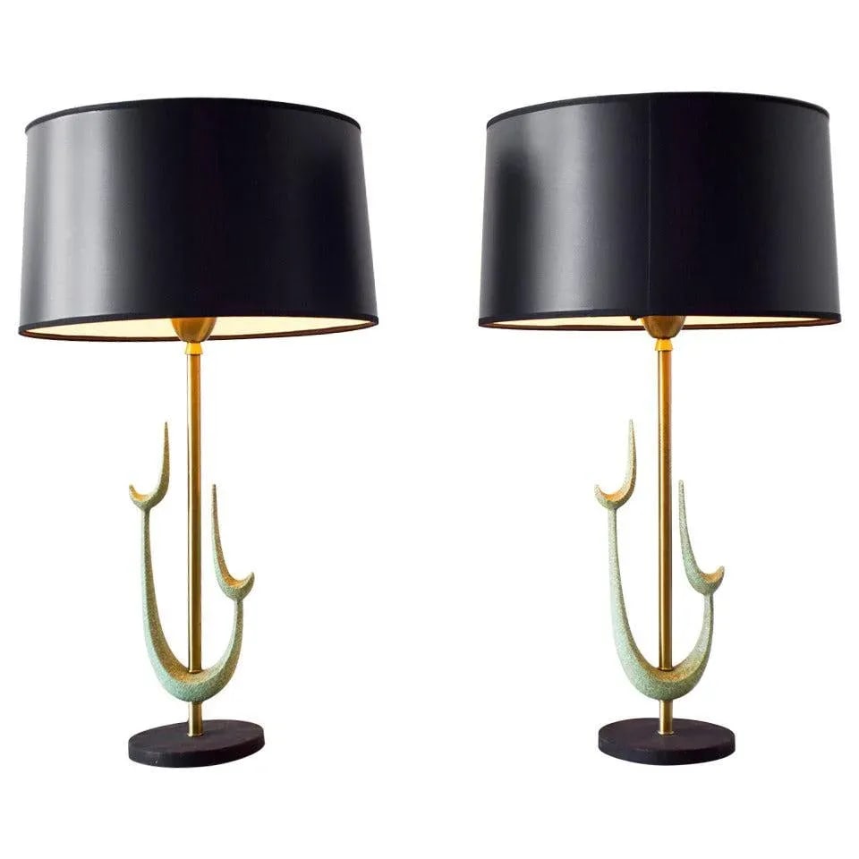 1960s Ceramic Sculpture Lamps - 6