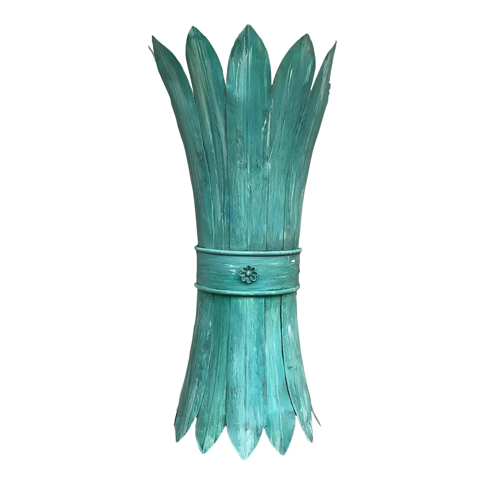 Funky Single Wall Scones: This beautiful wall sconce is a stunning piece of art that would add a touch of elegance to any room. The intricate metalwork is both decorative and functional, and the two 60W light porcelain sockets