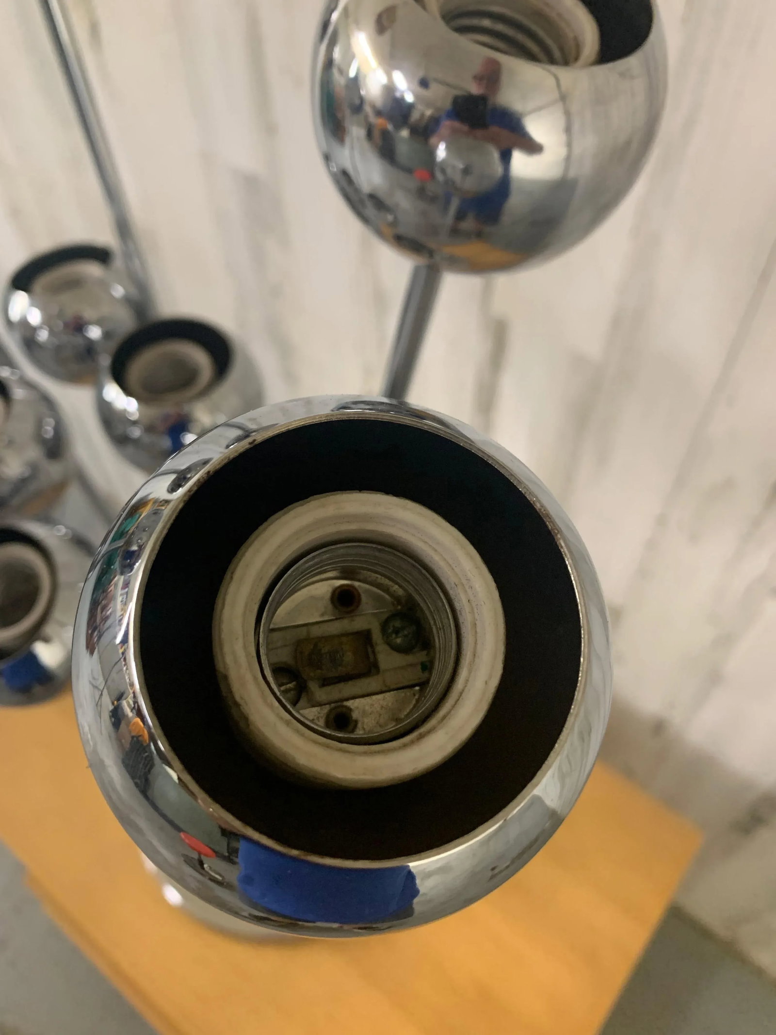 1970s Sputnik Ten Light Table Lamp - 8