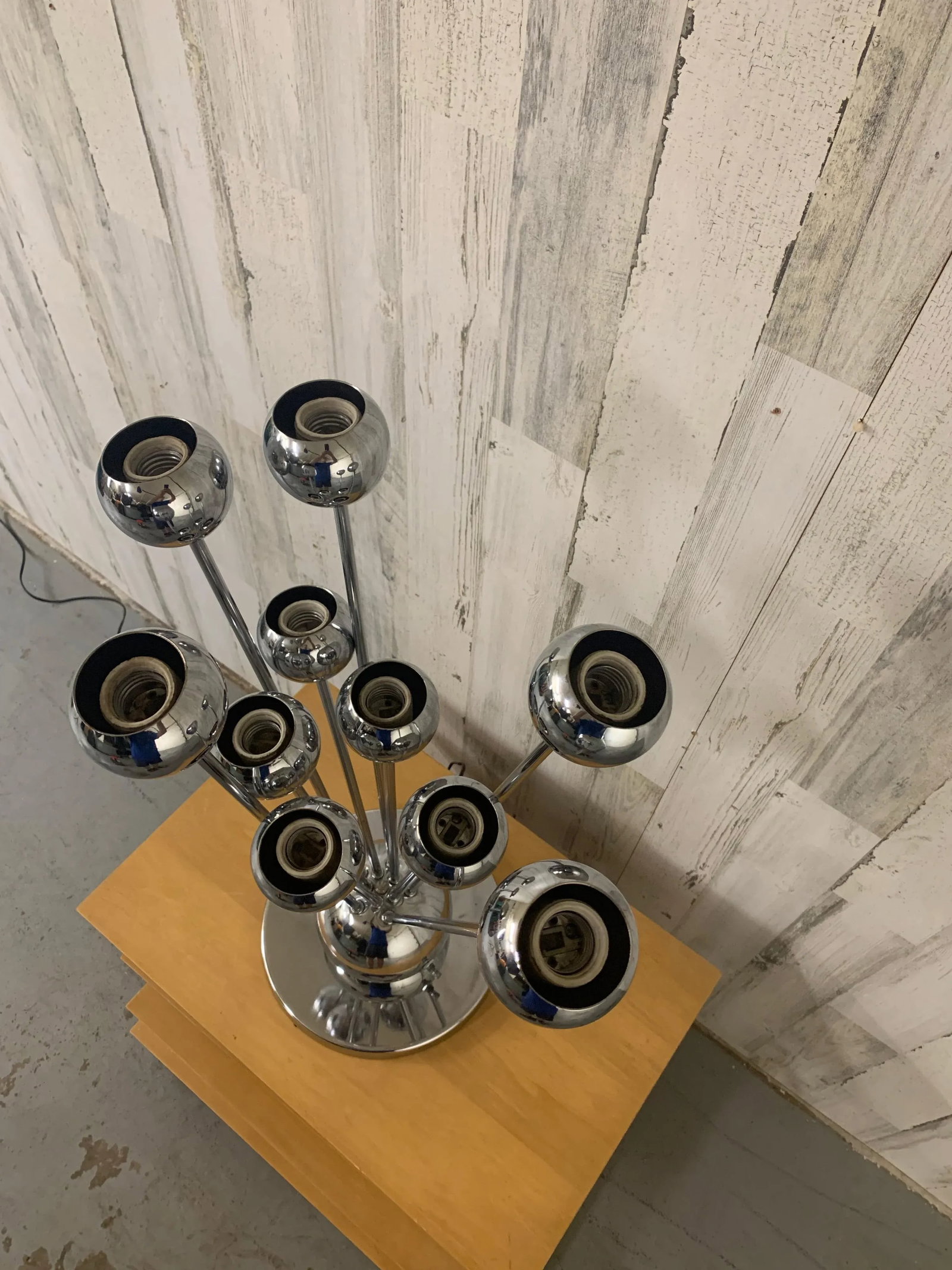 1970s Sputnik Ten Light Table Lamp - 9