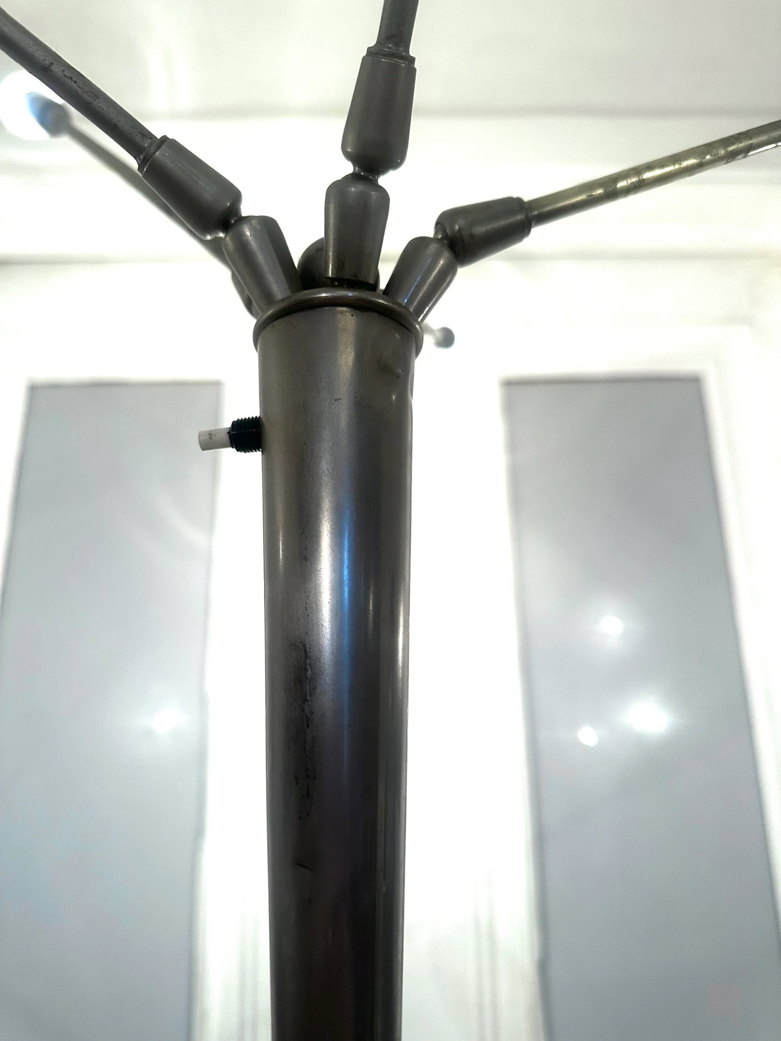 1950s Sputnik Floor Lamp With Marble Base Mid-Century Modern Italian Stilnovo - 9